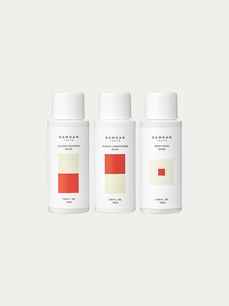 MINI HAIR & BODY SET - Shampoo, Conditioner, Body Wash